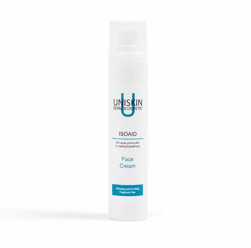 IsoAid face cream hvid baggrund